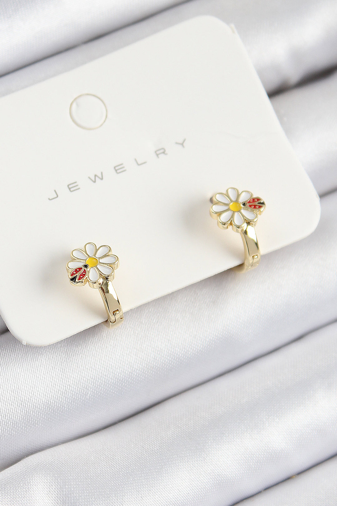 EBJ Rice Daisy Model Gold Color Children's Earring - Néa Ionía