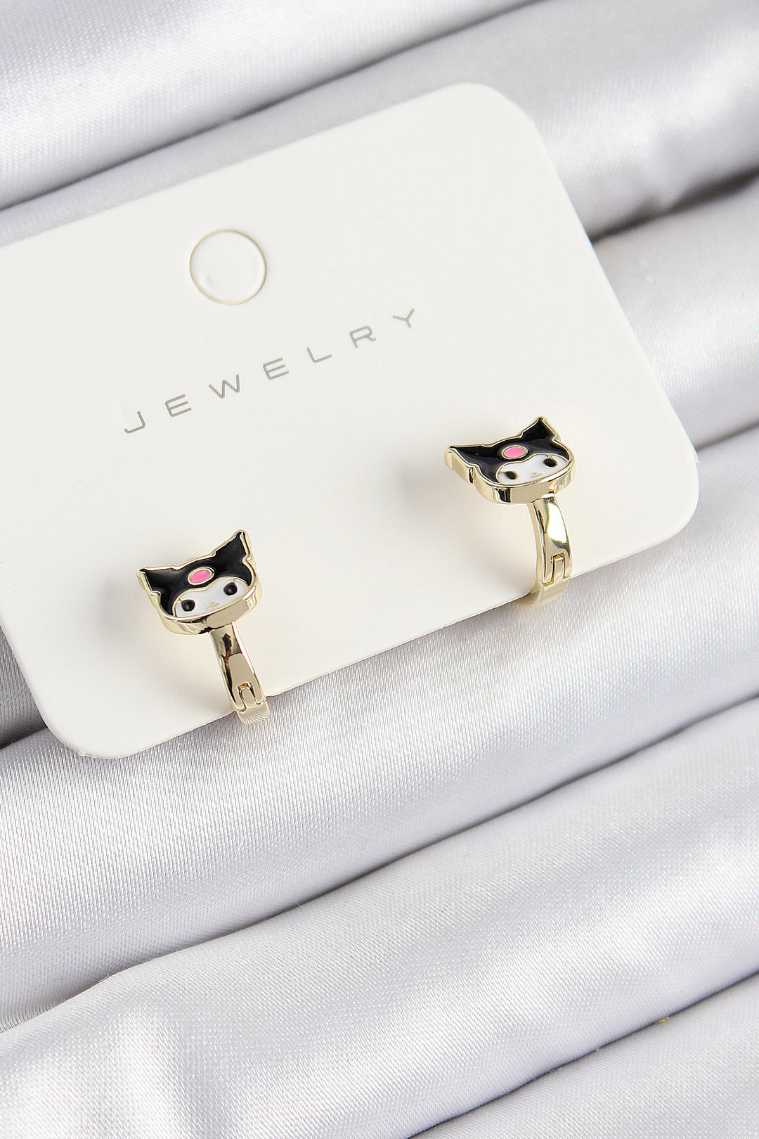 EBJ Rice Kuromi Model Gold Color Children's Earring - Oswego