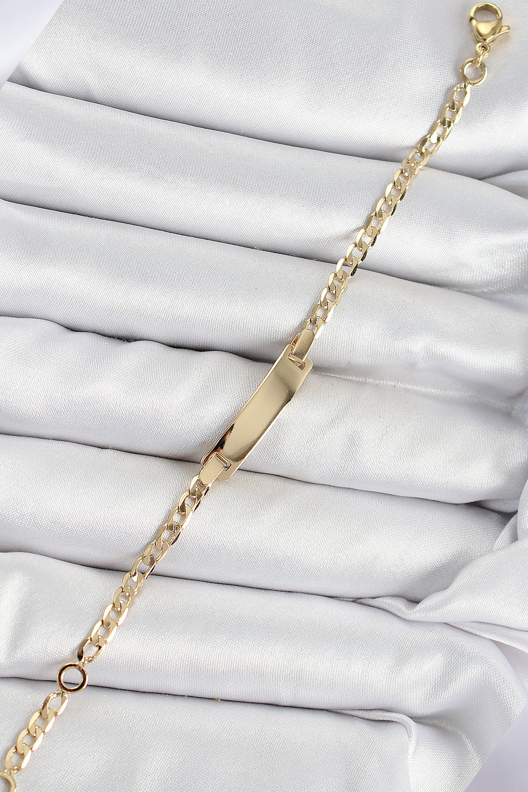 EBJ Rice Rectangle Model Gold Color Xuping Baby Bracelet - Kamen