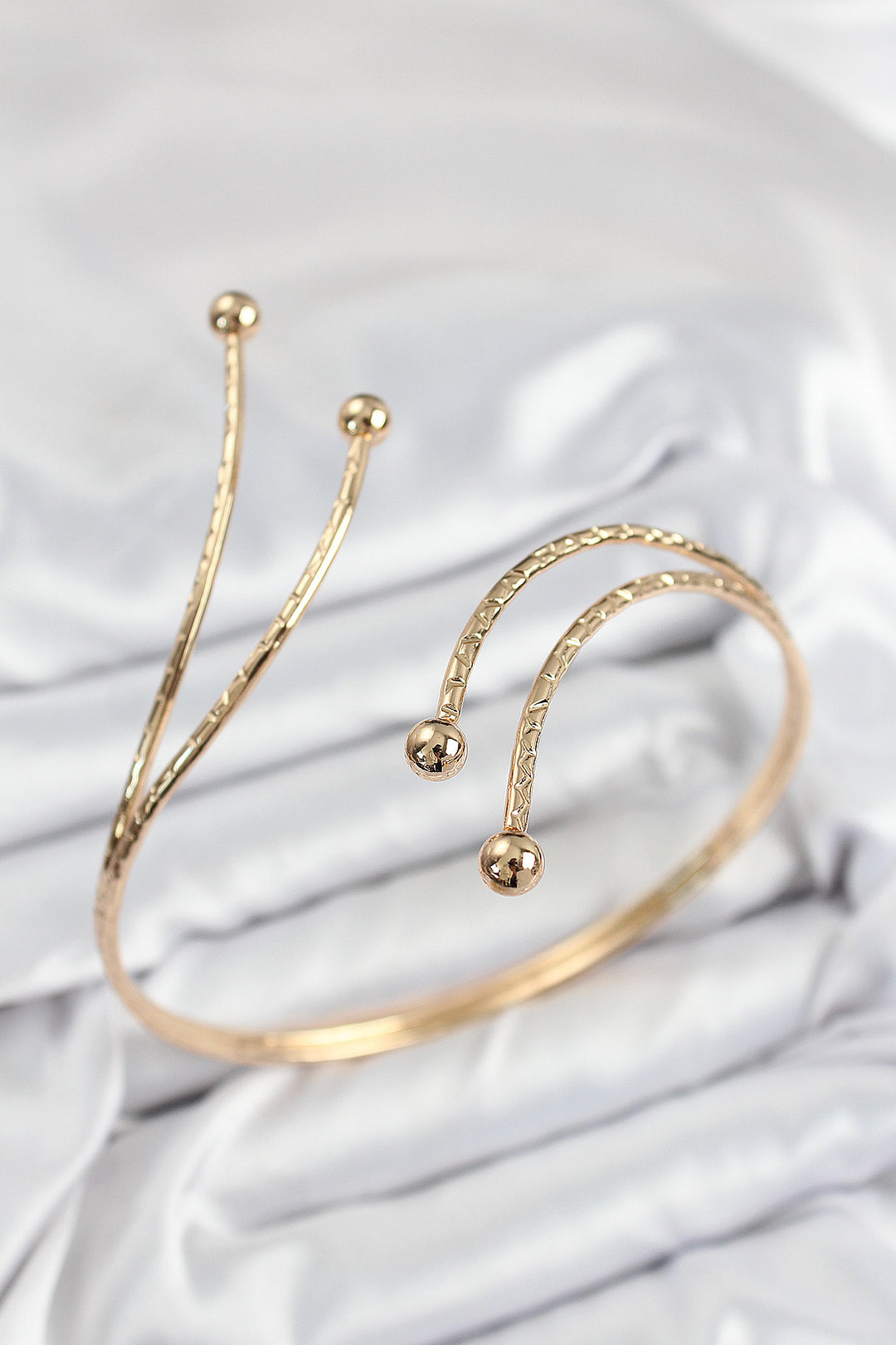 EBJ Rice Grain Model Gold Color Women's Arm Bracelet - Foothill Farms