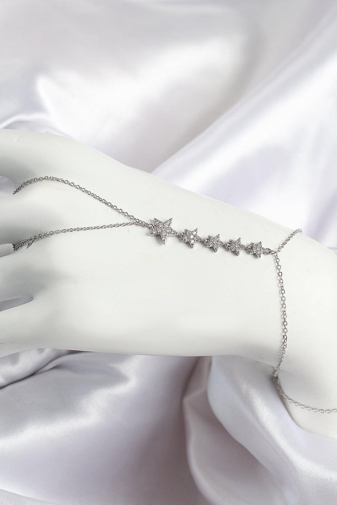 EBJ Rice Zircon Stone Star Model Silver Color Women's Şahmeran - Burnsville