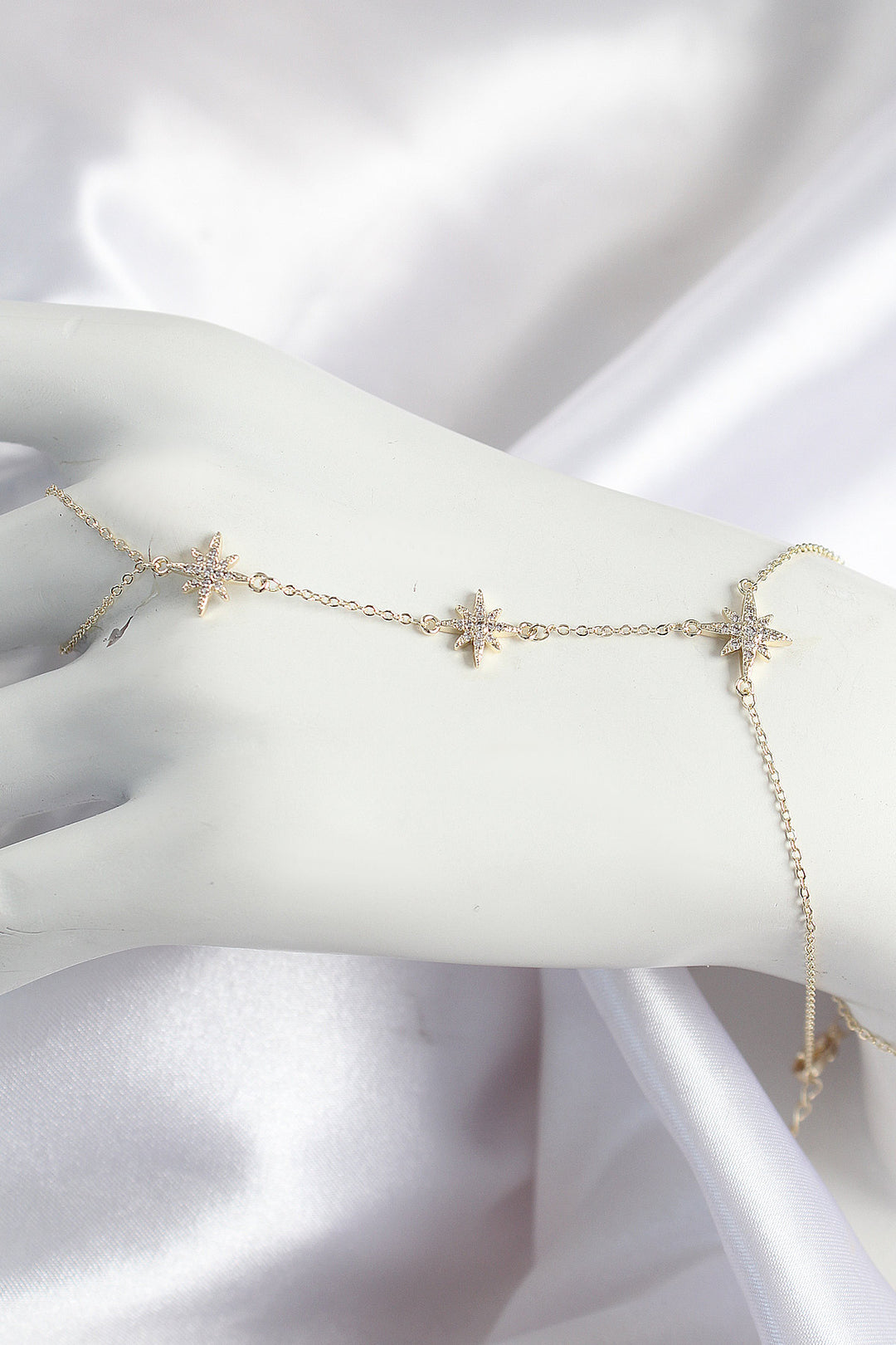 EBJ Rice Zircon Stone Polaris Model Gold Color Women's Şahmeran - Piscataway