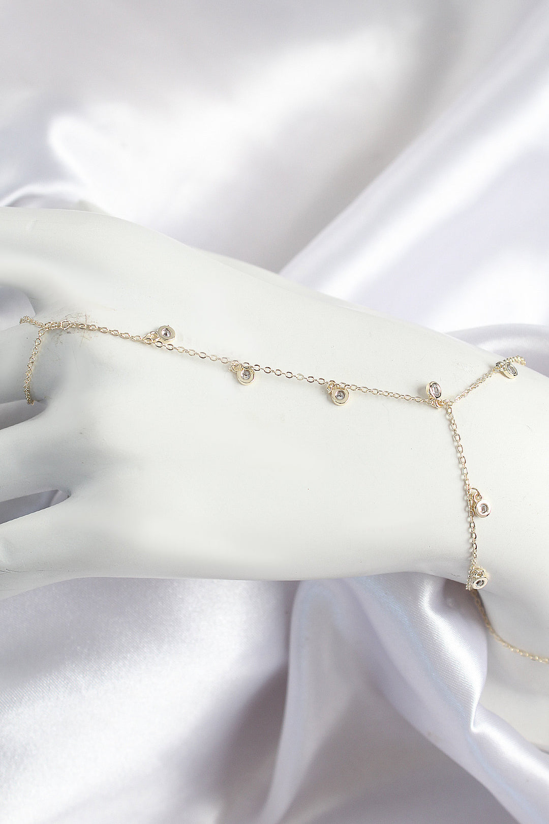 EBJ Rice Zircon Stone Dangling Model Gold Color Women's Şahmeran - Azuqueca de Henares