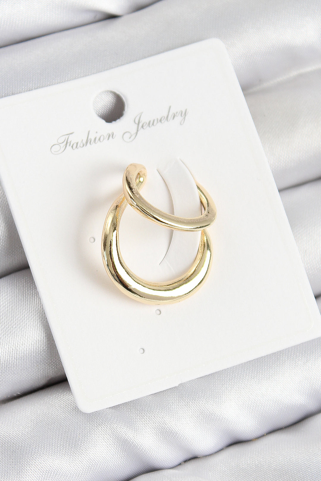 EBJ Rice Hoop Model Gold Color Right Cartilage Earring - Gresham