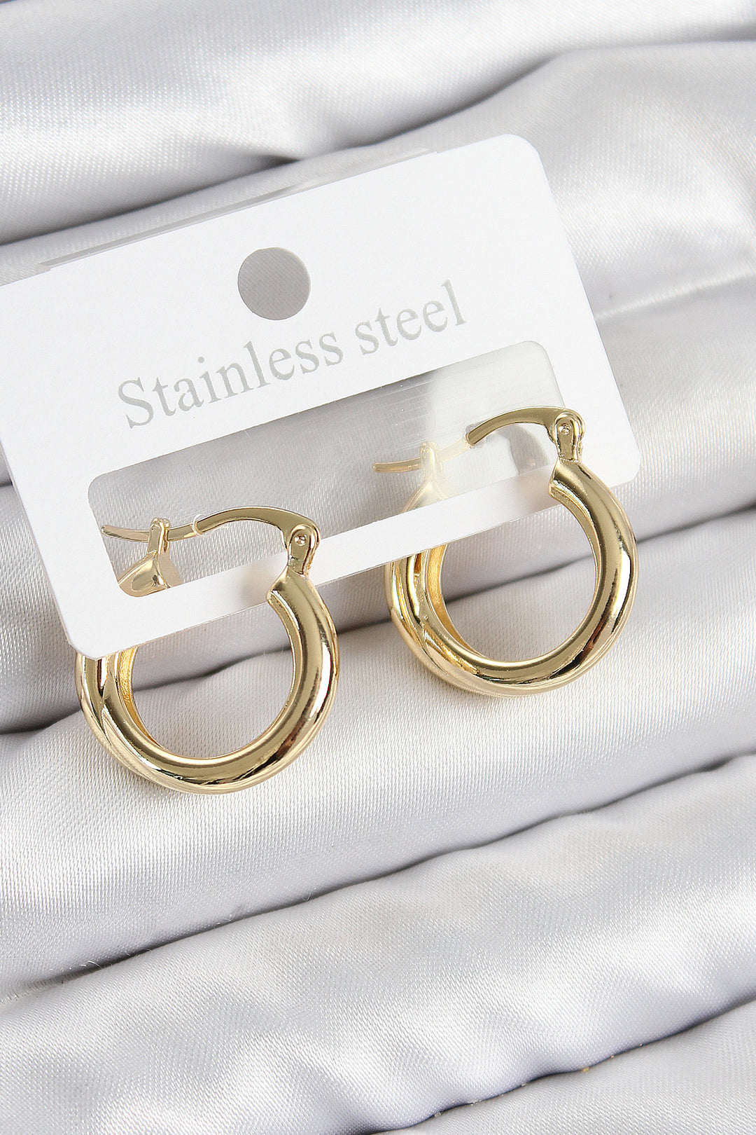 EBJ Rice Ring Model Gold Color Women's Earring - Figueira da Foz