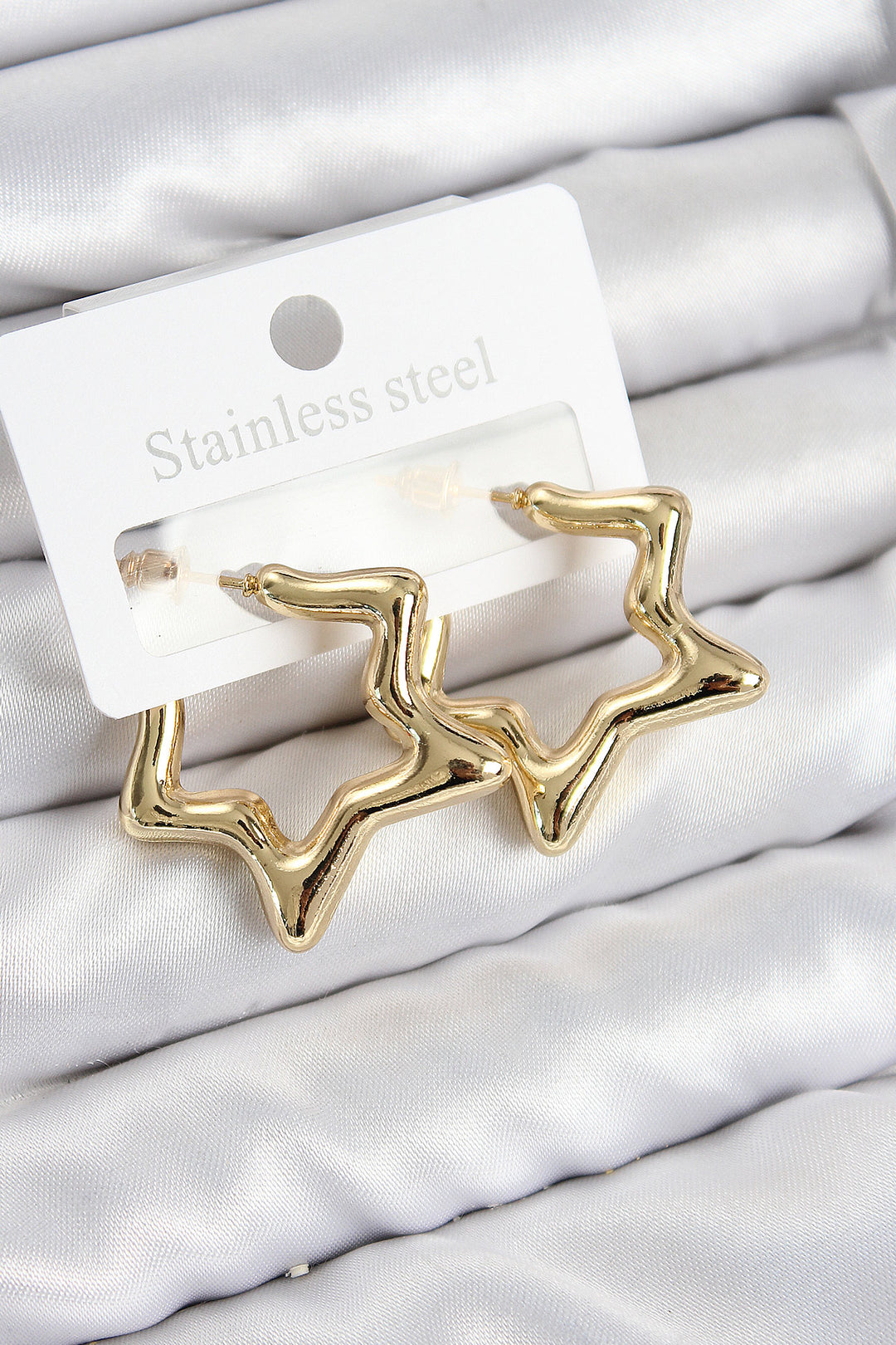 EBJ Rice Star Model Gold Color Women's Earrings - Sandy Springs