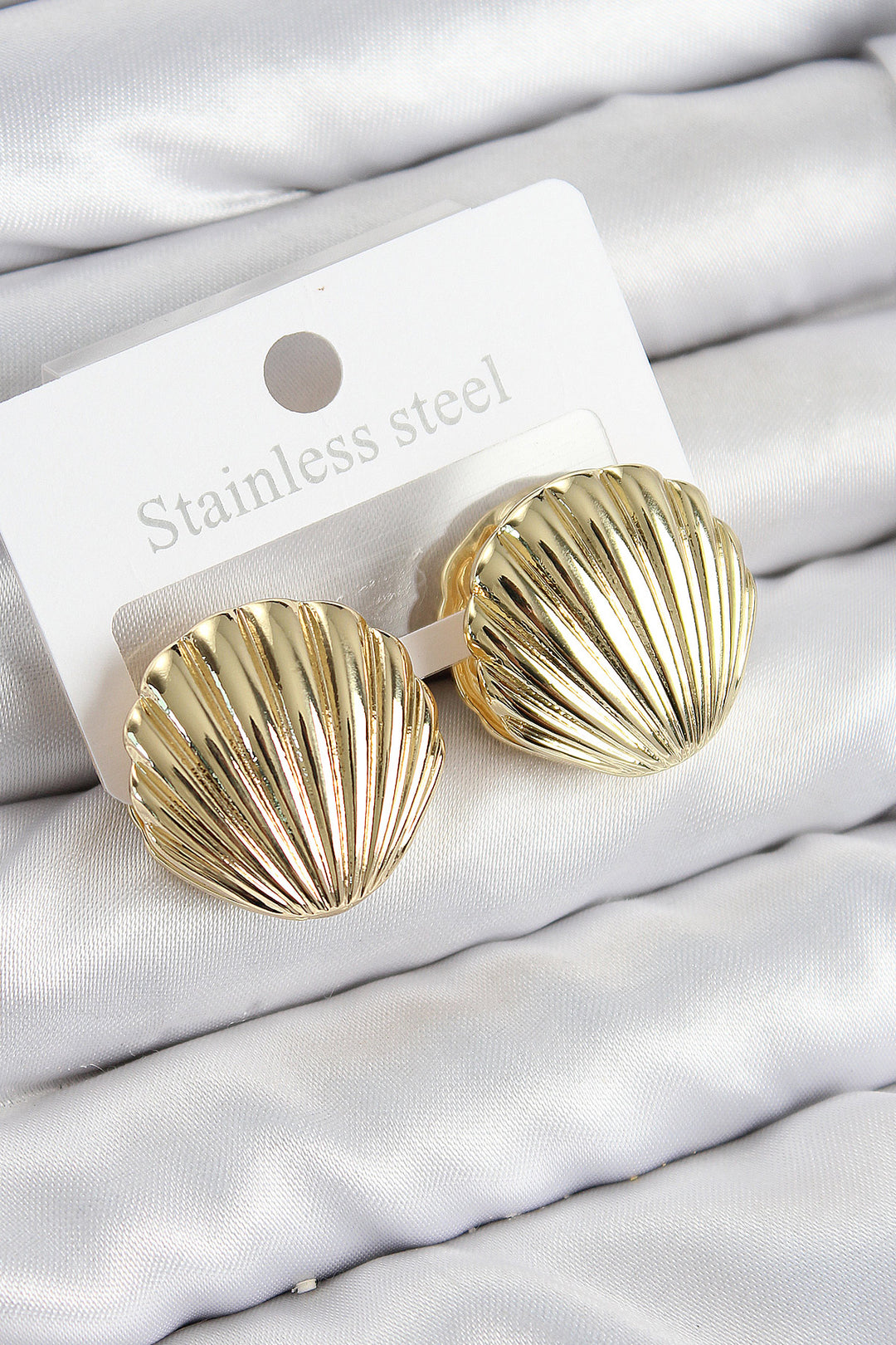 EBJ Rice Oyster Model Gold Color Women's Earring - Union City