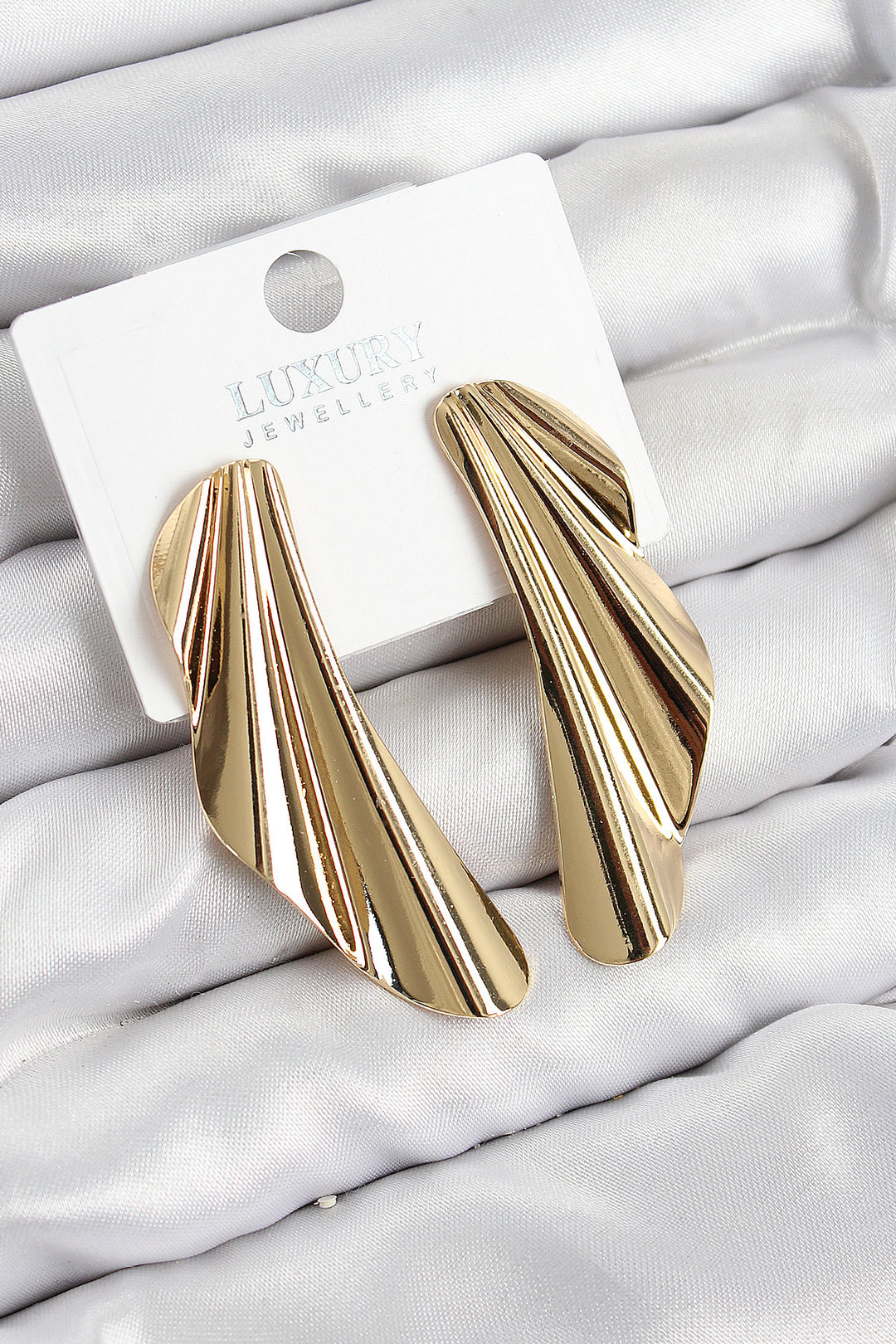 EBJ Rice Tulle Model Gold Color Women's Earring - Segrate