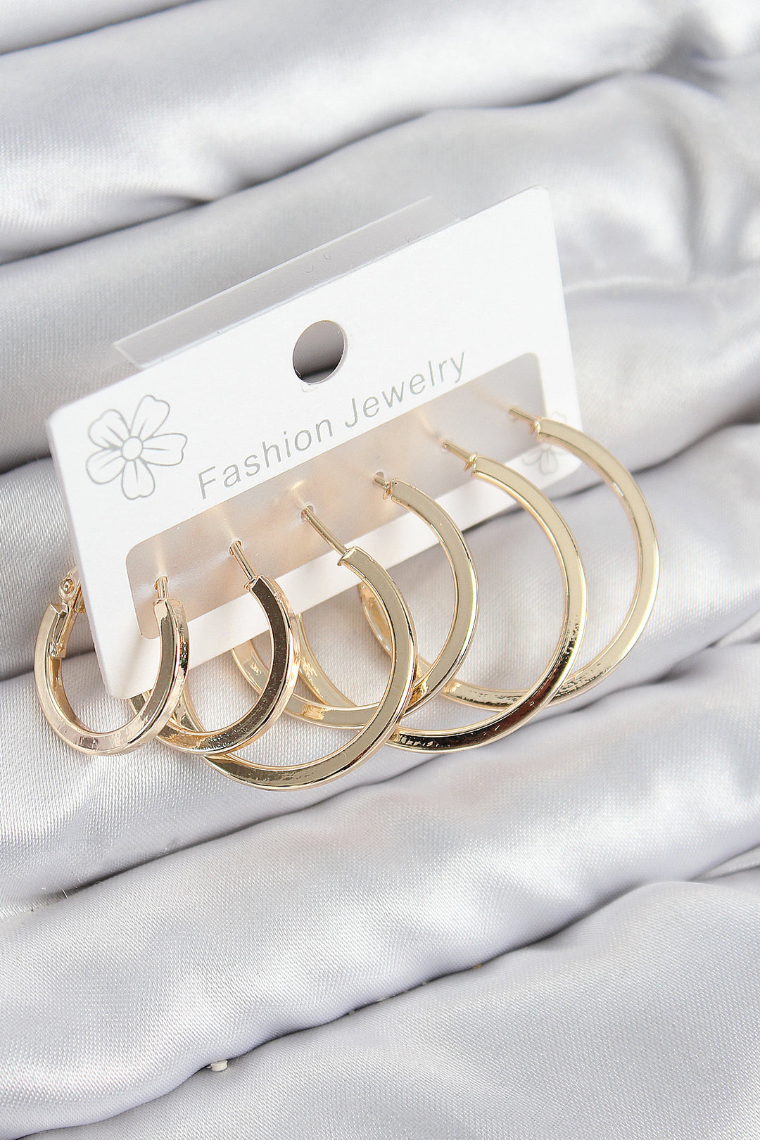 EBJ Rice Ring Model Gold Color Women's Set Earring - San Germán