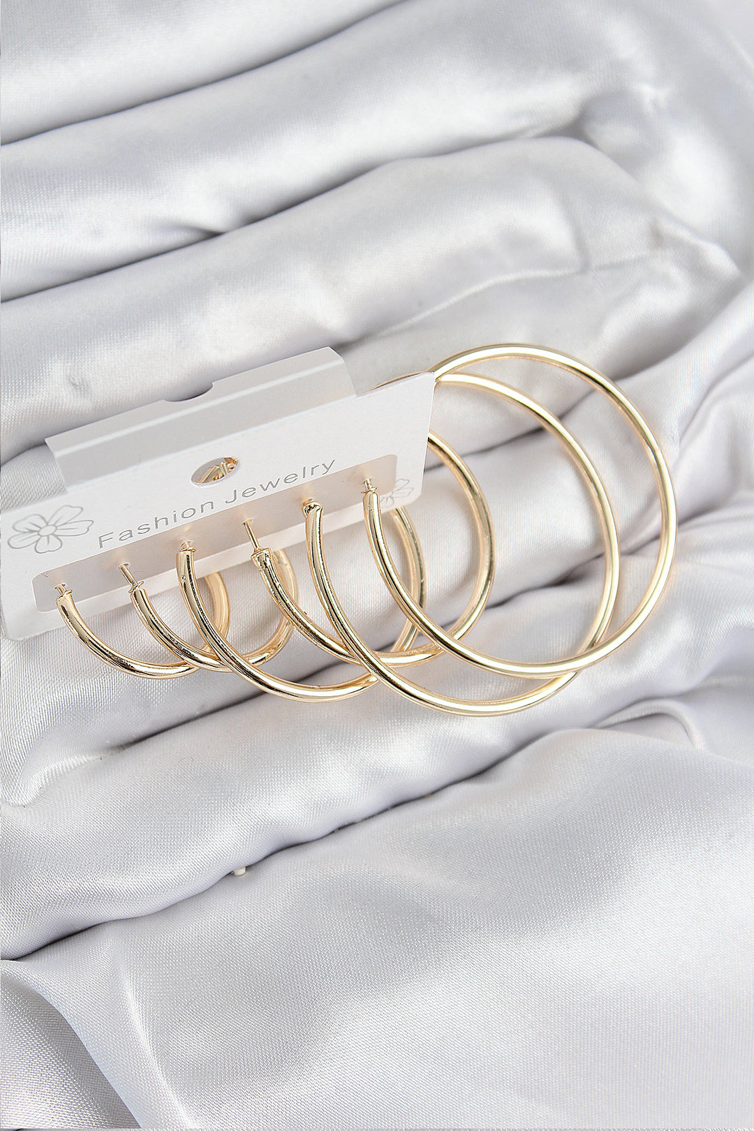 EBJ Rice Ring Model Gold Color Women's Set Earring - Melle