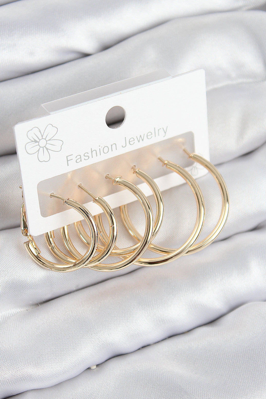 EBJ Rice Ring Model Gold Color Women's Set Earring - Salina Cruz