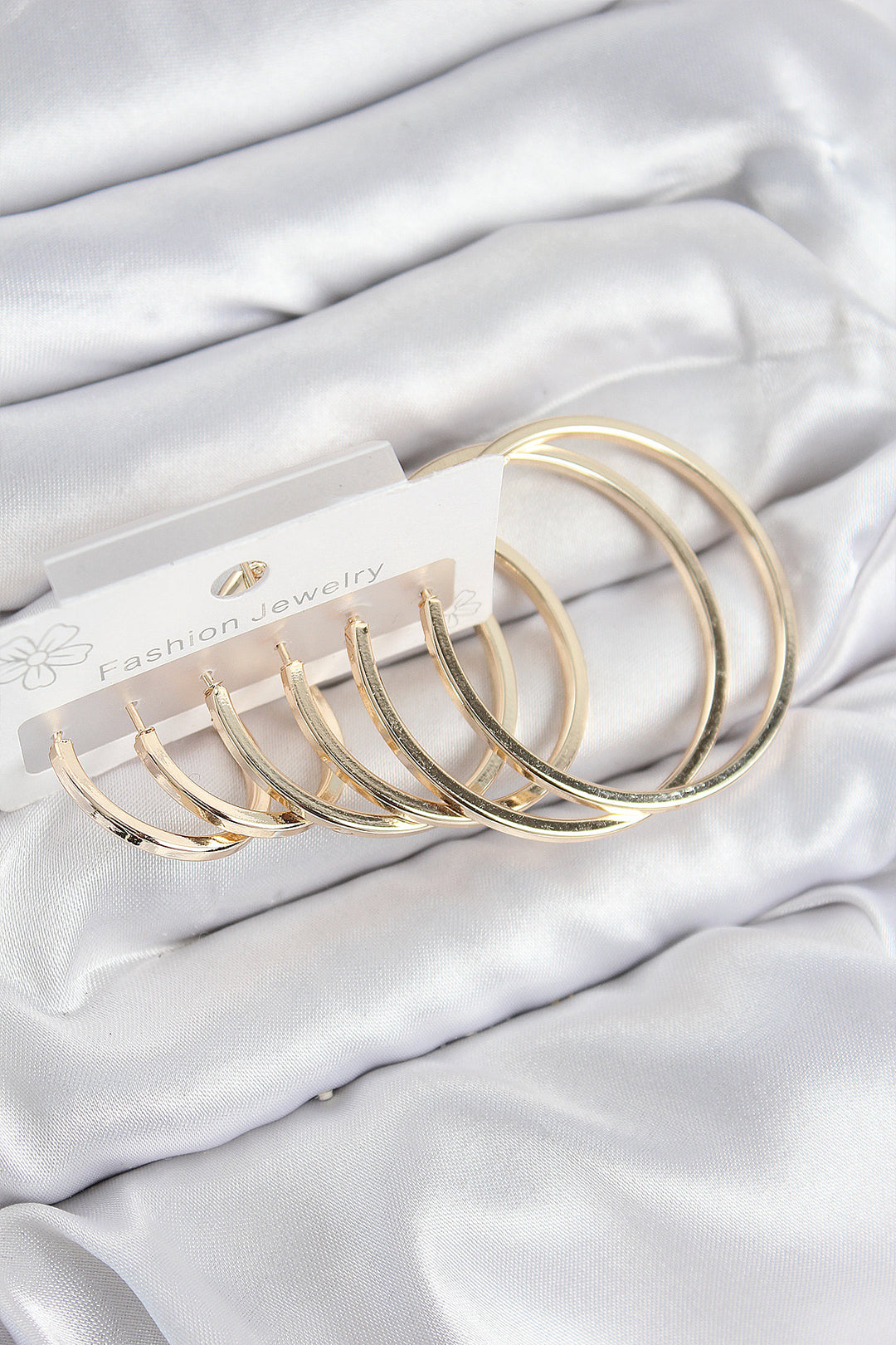EBJ Rice Ring Model Gold Color Women's Set Earring - Maple Ridge