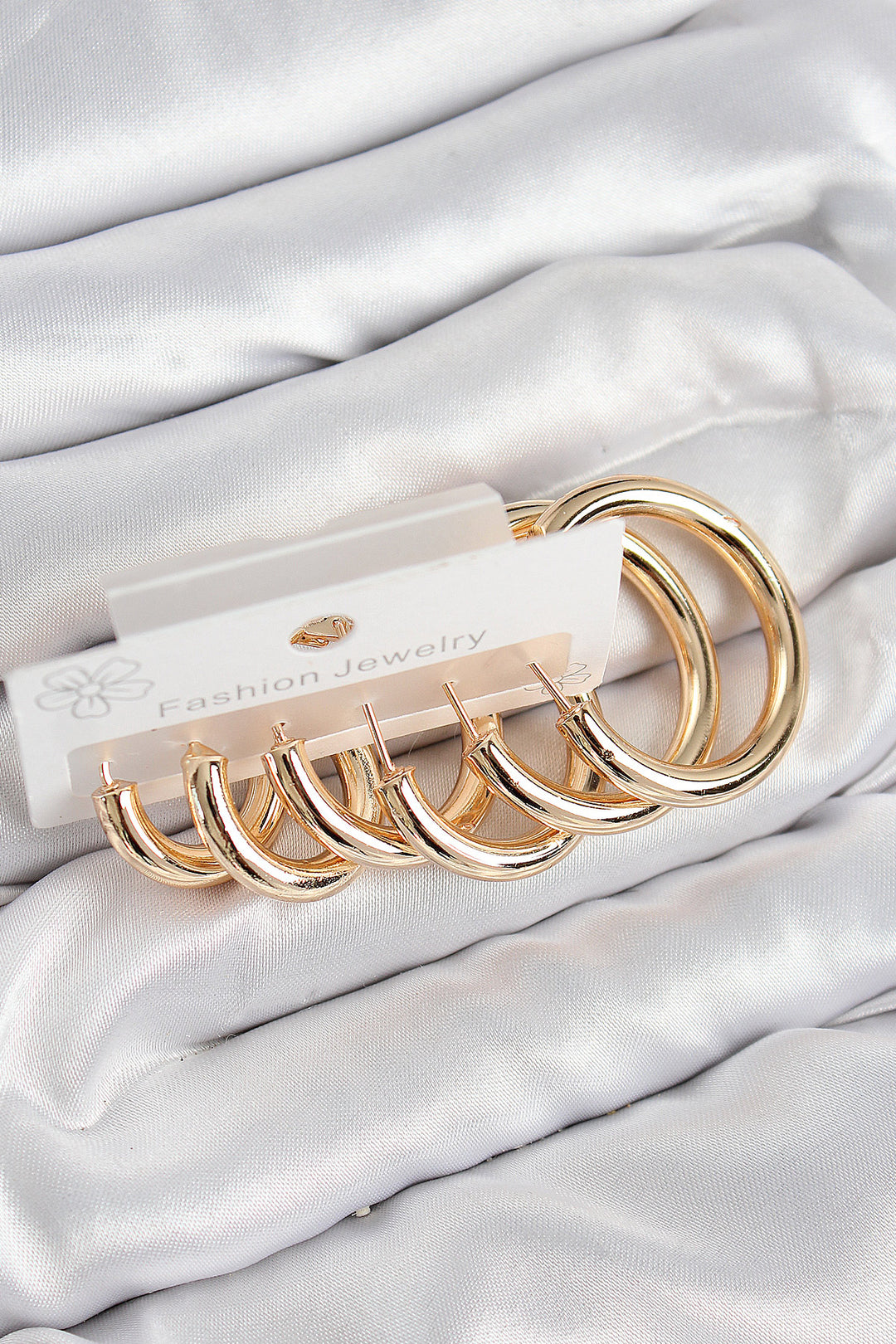 EBJ Rice Ring Model Gold Color Women's Set Earring - Wausau