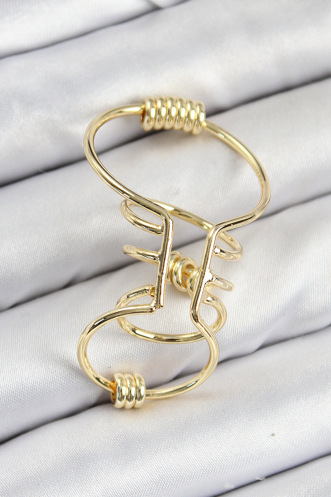 EBJ Rice Grain Hoop Style Gold Color Cartilage Earring - Santa Fe