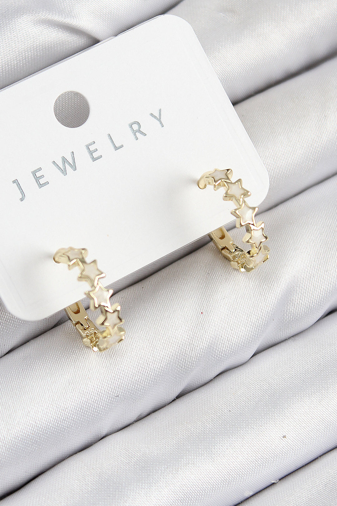 EBJ Rice Zircon Stone Star Model Gold Color Women's Earring - Sahuarita