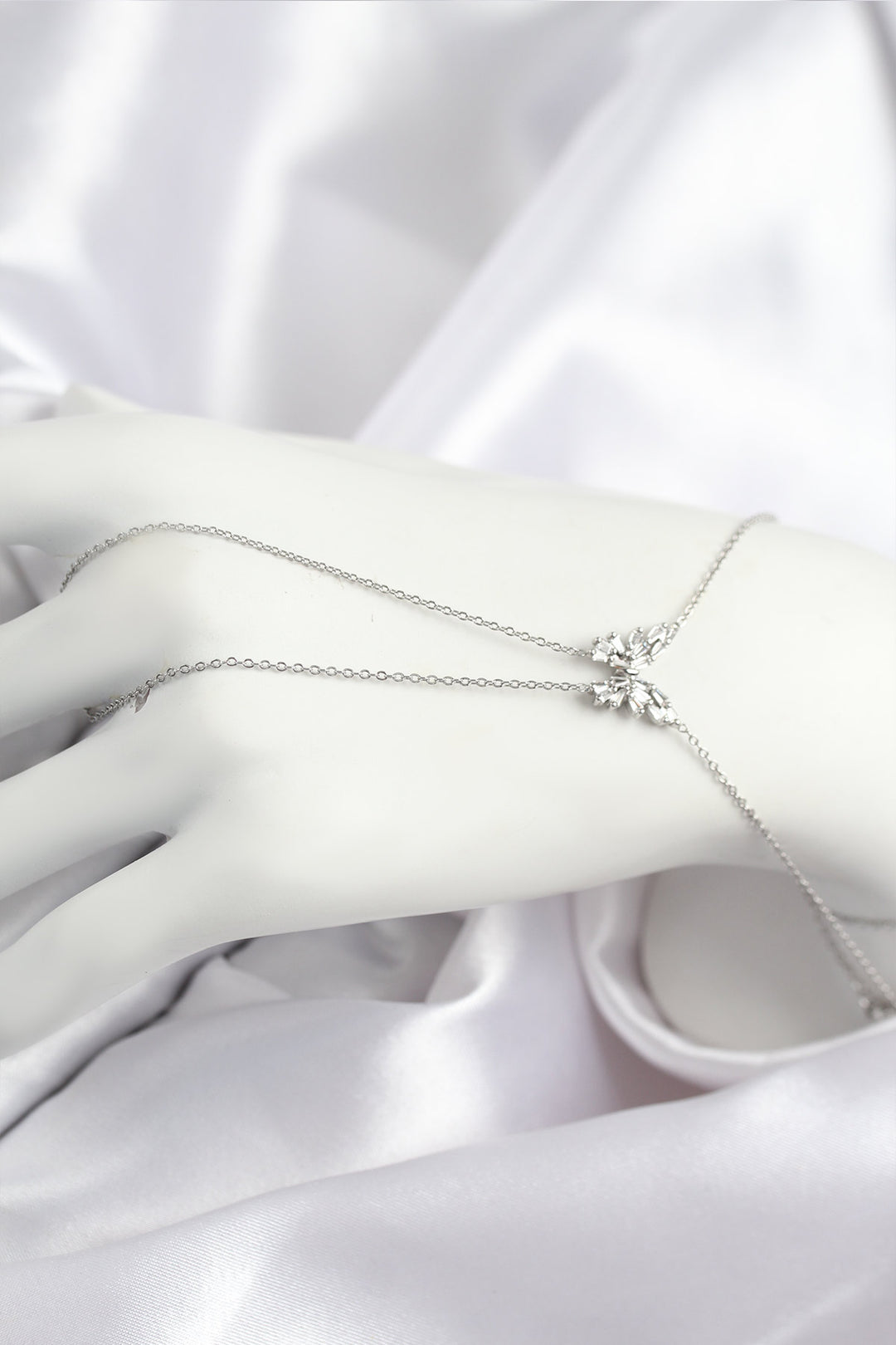 EBJ Rice Zircon Stone Butterfly Model Silver Color Şahmeran - Thérmi