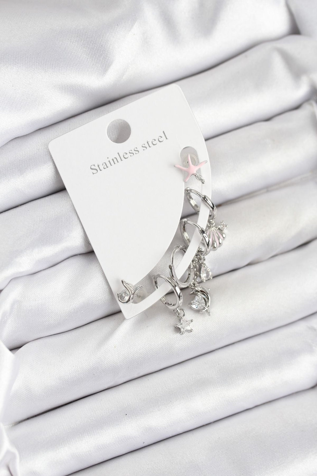 EBJ Rice Silver Color Set Earrings - Hayward