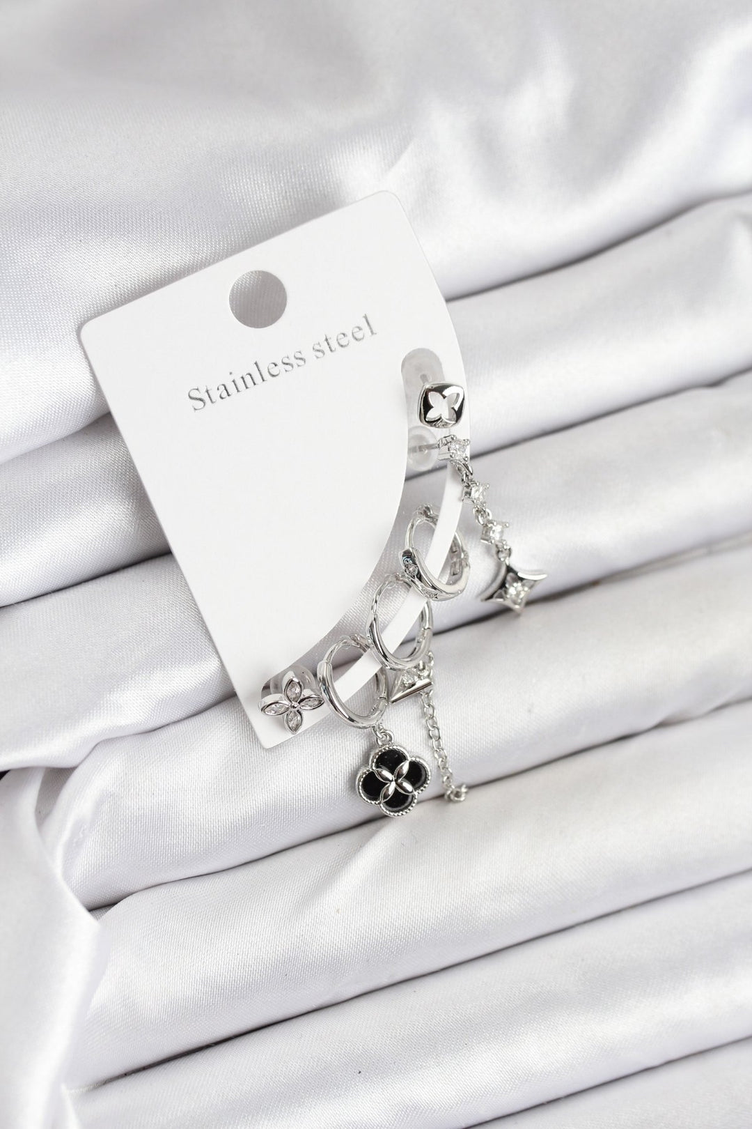 EBJ Rice Silver Color Women's Set Earrings - Lakewood