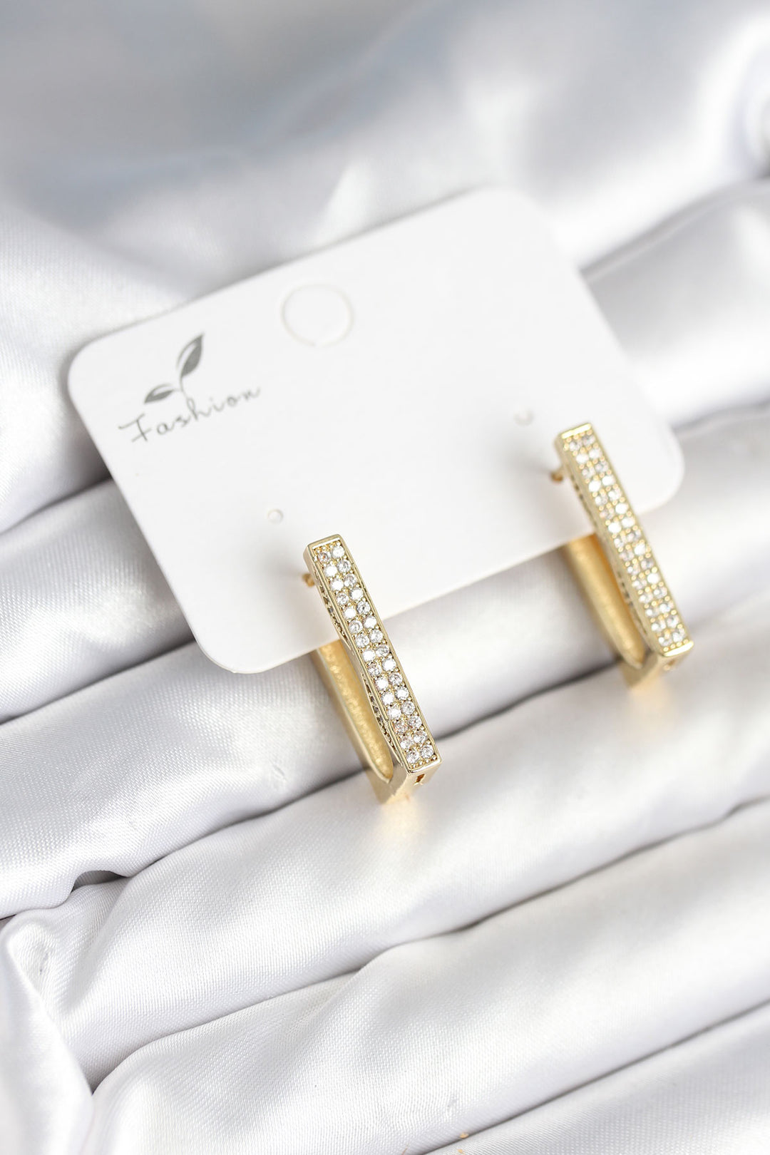 EBJ Square Zircon Stone Women's Earrings - Pikesville