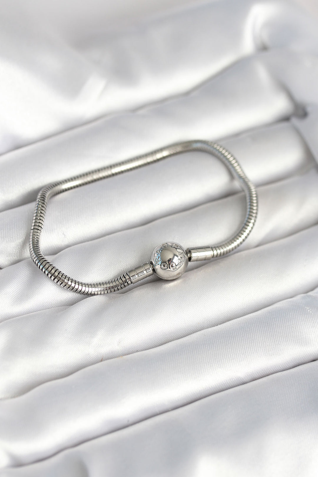 EBJ Silver Color Brass Charm Bracelet - Felgueiras