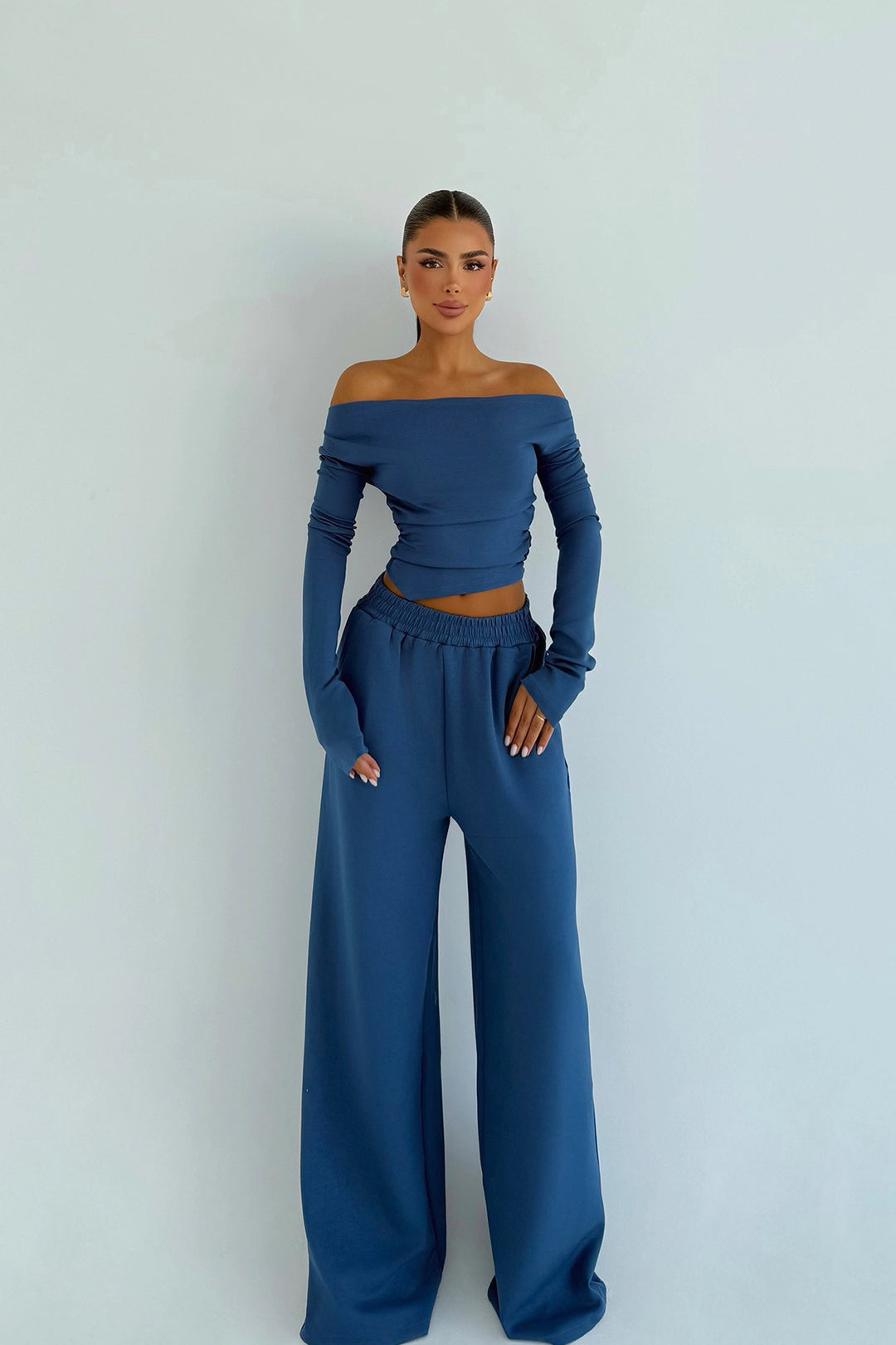 EYY Women Indigo Trouser Suit - Davie