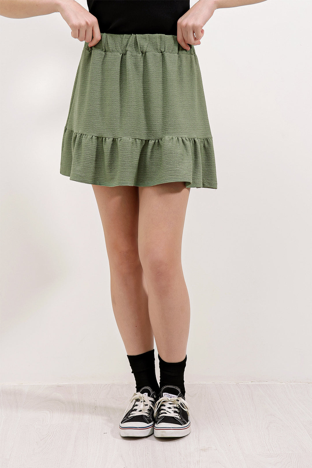 BGD Women Knitted Mini Skirt - Çağla - Avondale