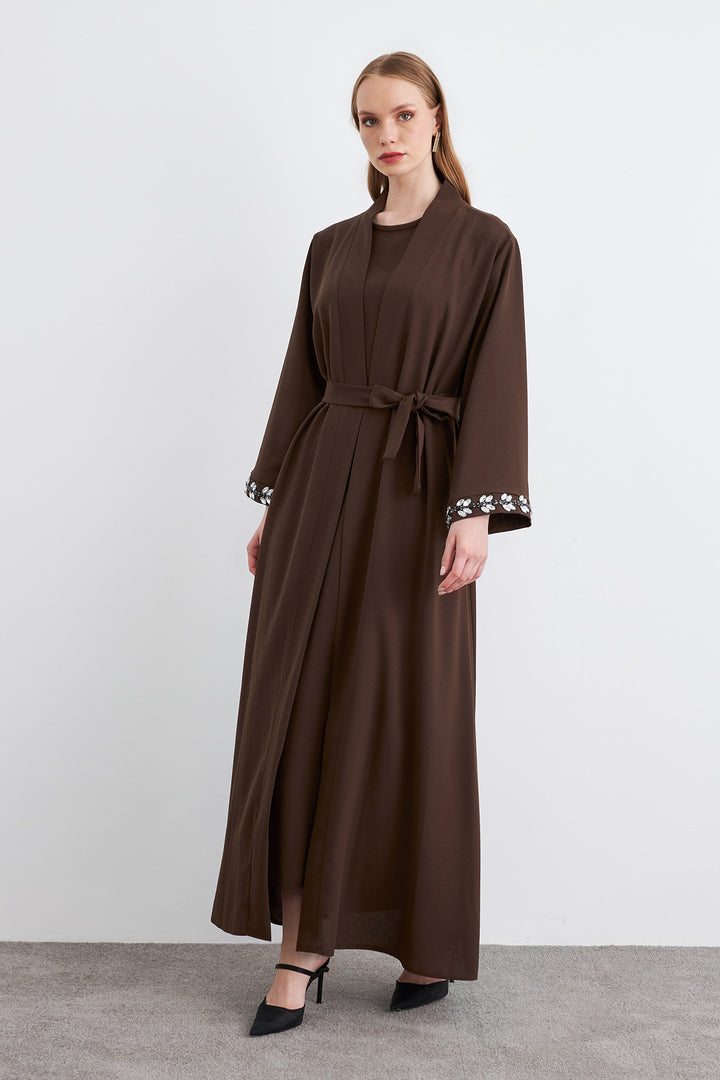 ZRF Women Rita Abaya Set - Brown - Mechelen-aan-de-Maas
