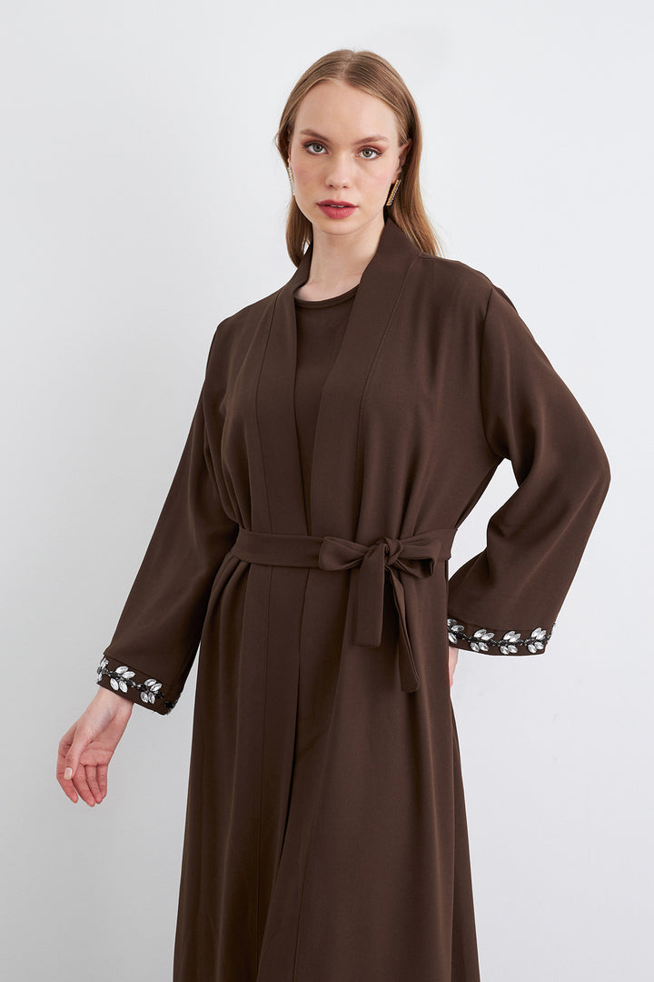 ZRF Women Rita Abaya Set - Brown - Mechelen-aan-de-Maas