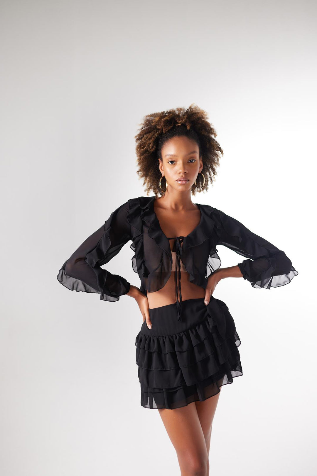 HLLY Women Elsa Blouse Black - Peristéri