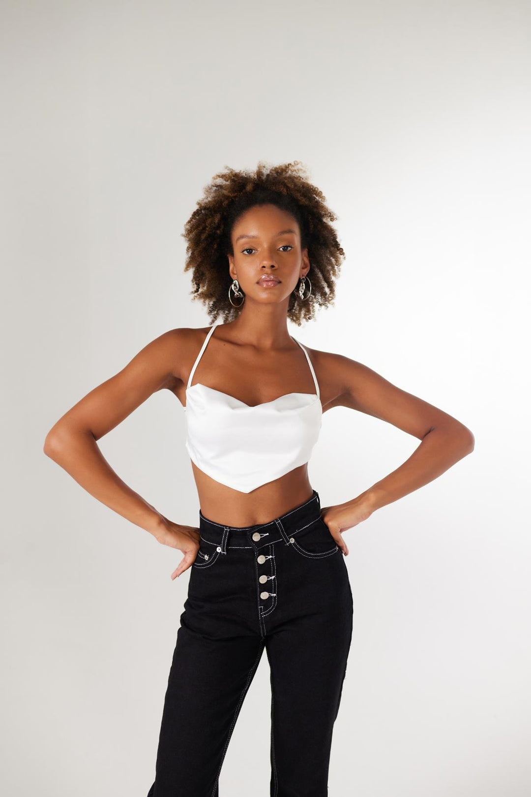 HLLY Women Shery Crop White - Mazarrón