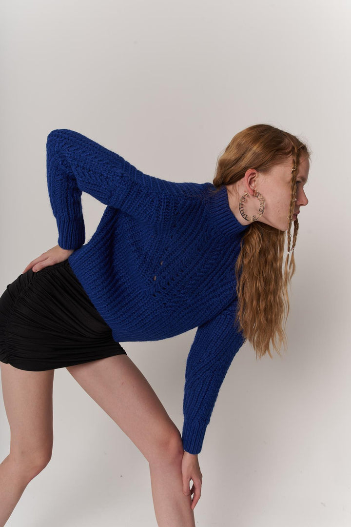 HLLY Women Rainbow Sweater Navy - Alhaurín de la Torre
