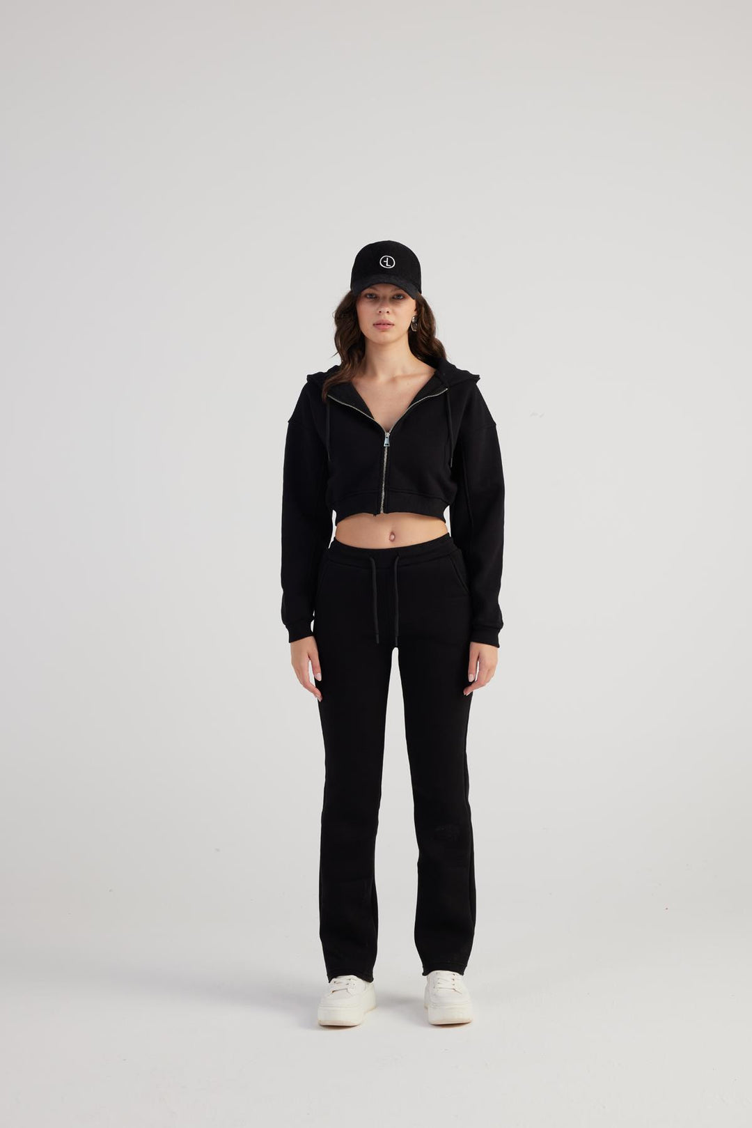 HLLY Women Mixed Sweatpants Black - Clarington