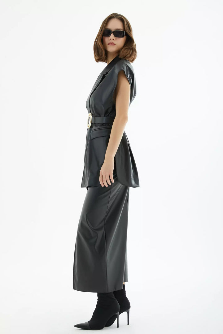 FRV Black skin midi skirt - Kanasín