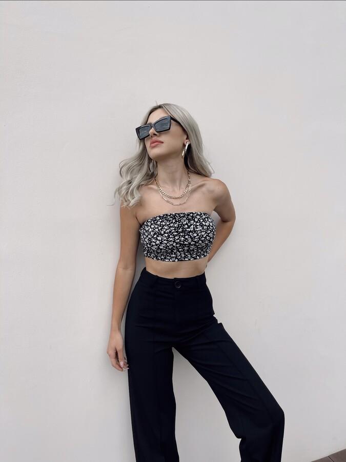 HLLY Women Touch Black Blouse - Slidell