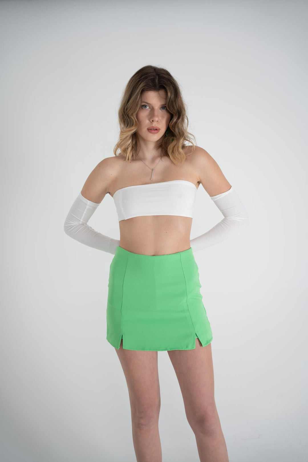 HLLY Women Wren Shorts Skirt Green - Peristéri