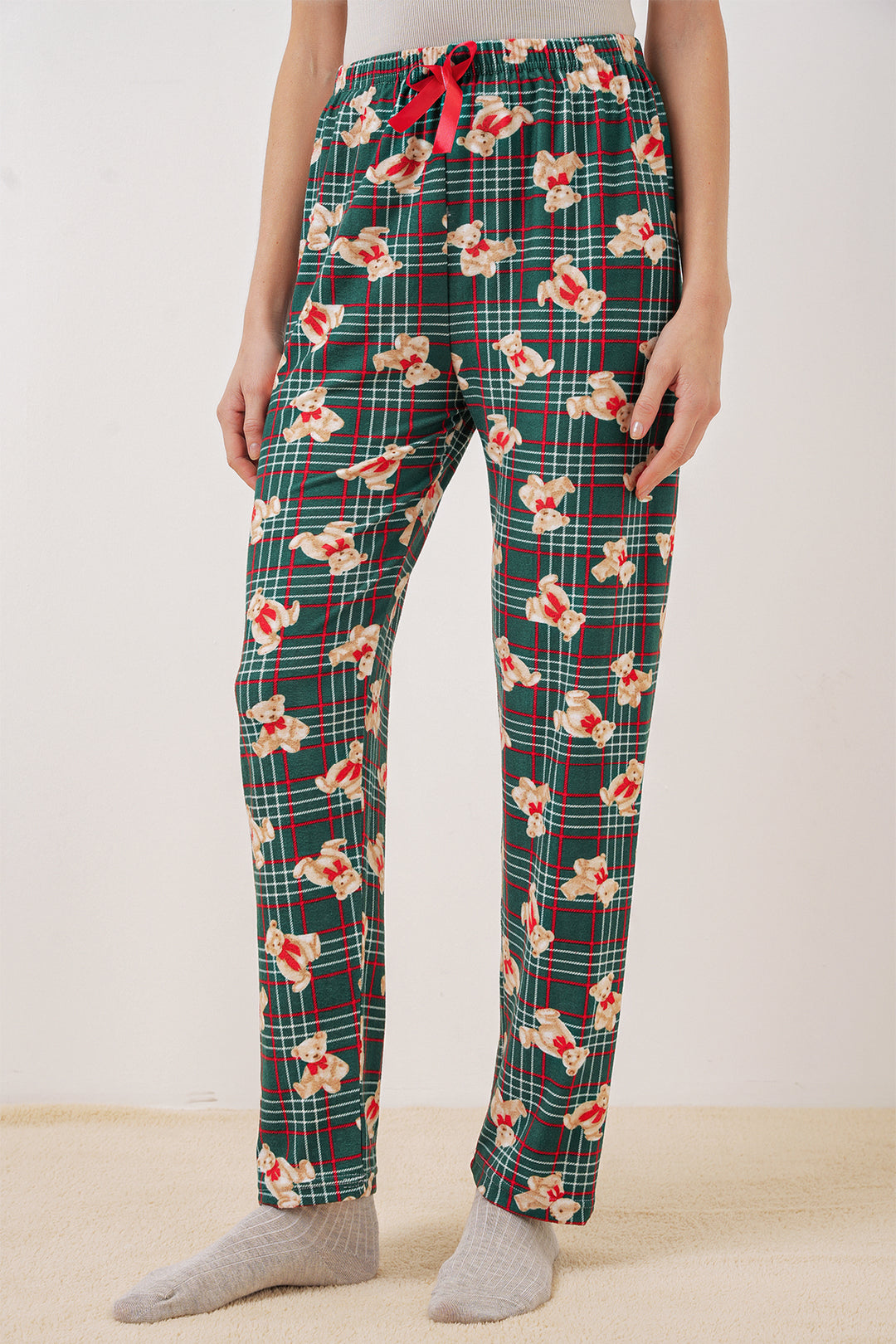 BGD Women Patterned Pyjama Bottoms - Emerald Green - Sunderland