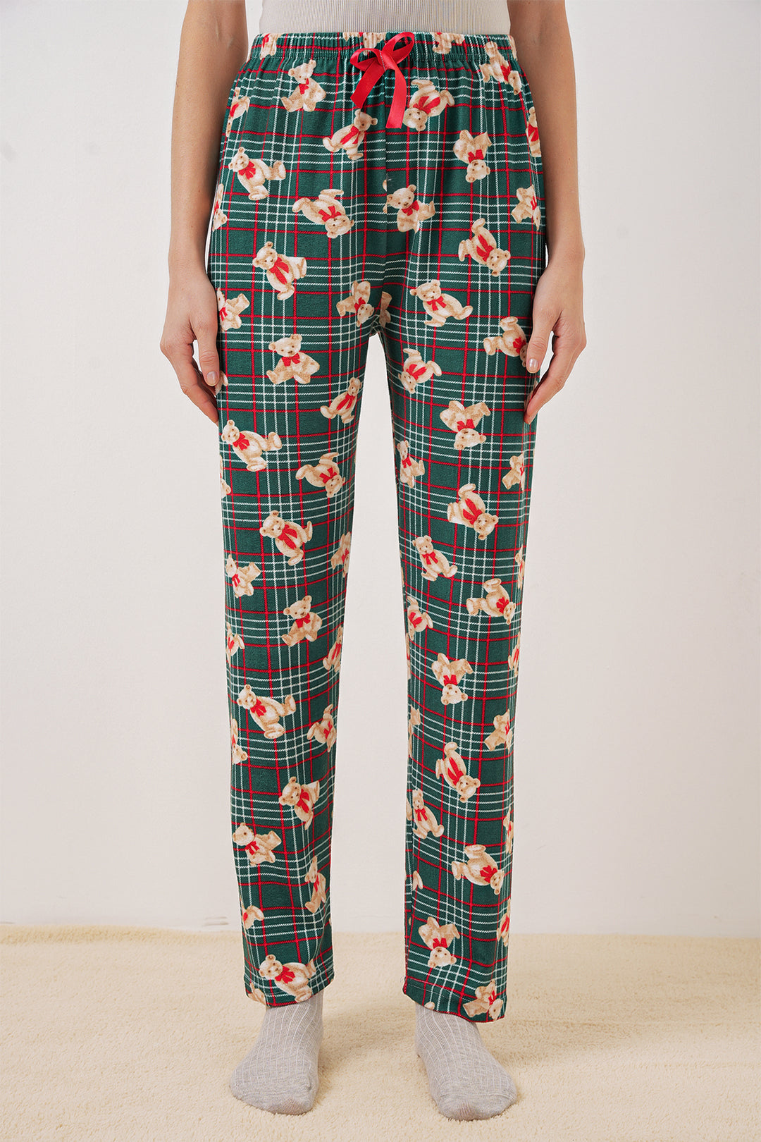 BGD Women Patterned Pyjama Bottoms - Emerald Green - Sunderland
