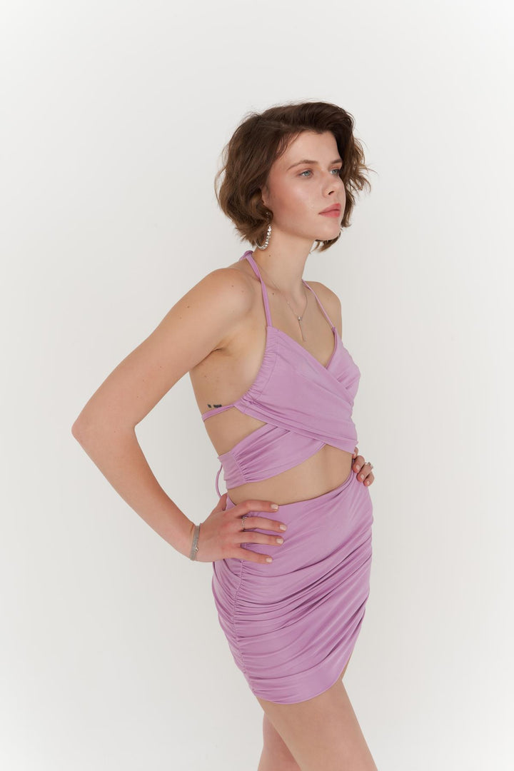 HLLY Women Jessa Skirt Pink - Valladolid