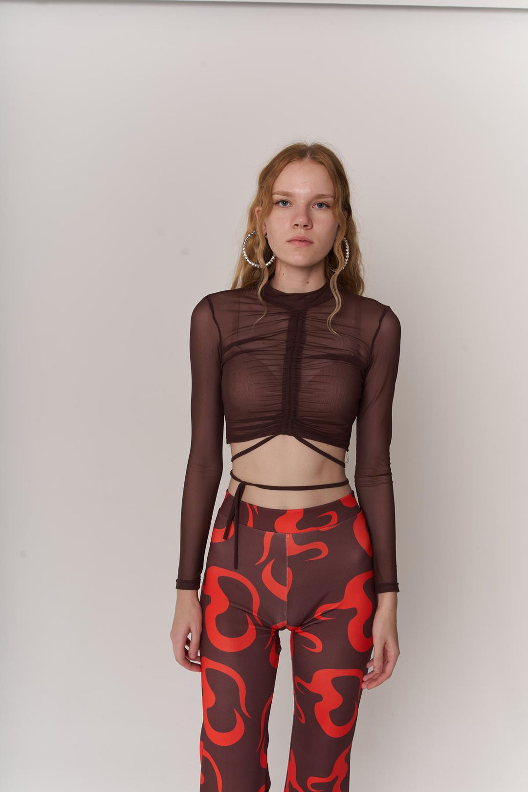 HLLY Women Gable Blouse Brown - Wausau