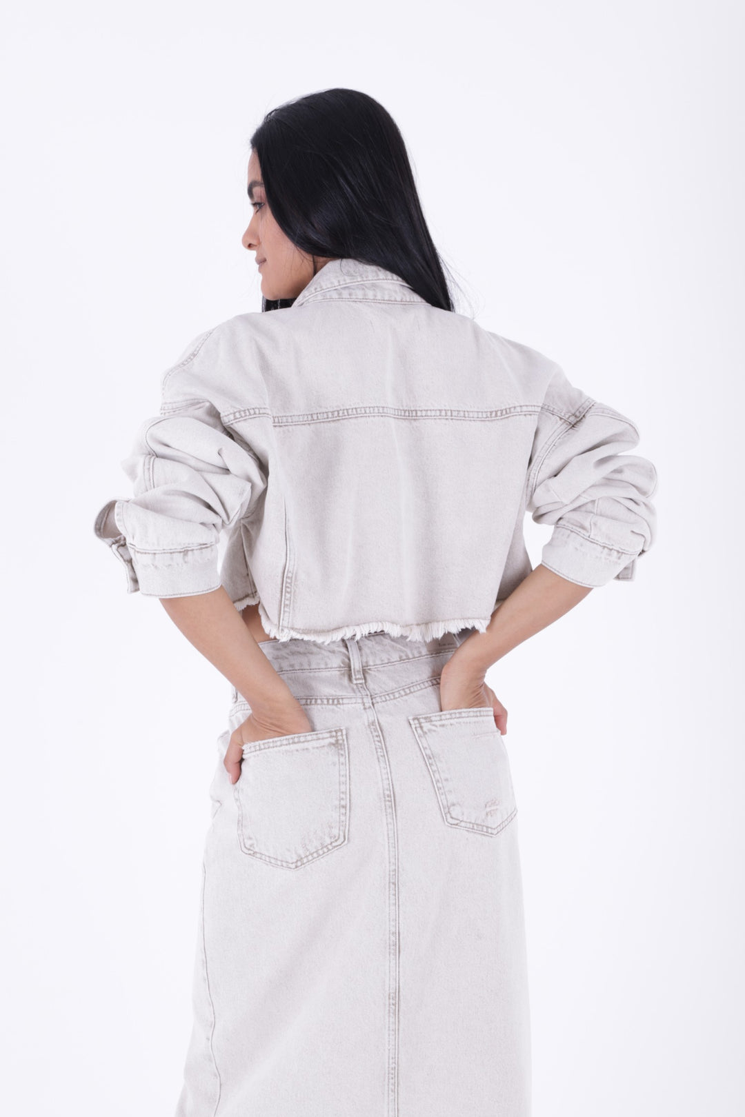 XLJ Denim Short Jacket with Revealed Pocket Liners Mixed - Boynton Beach