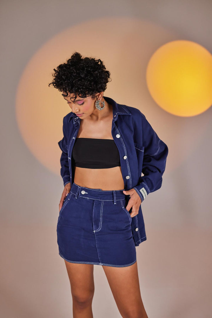 HLLY Women Sofie Skirt Navy - Monroe