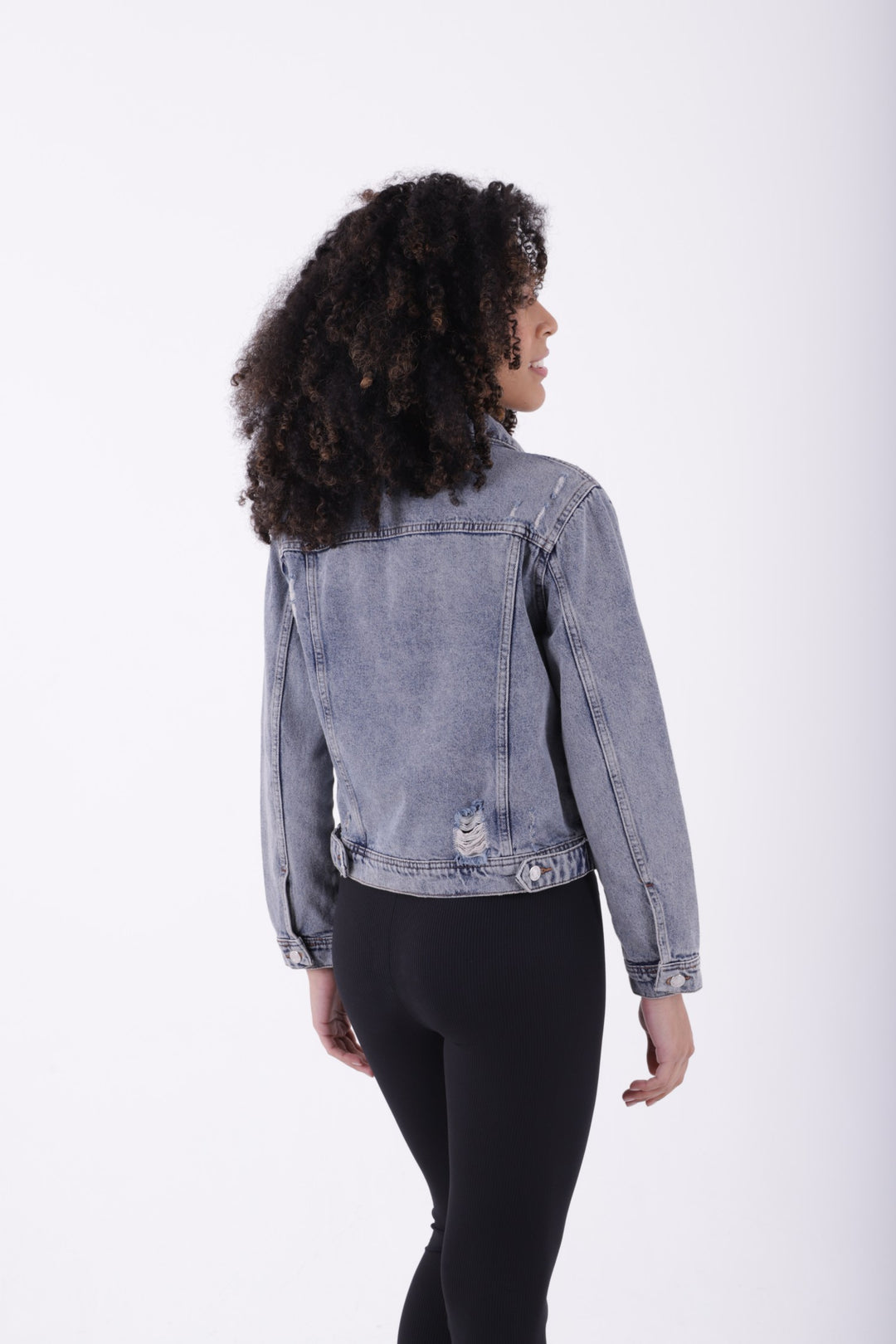 XLJ Short Denim Jacket Mixed - Palm Harbor