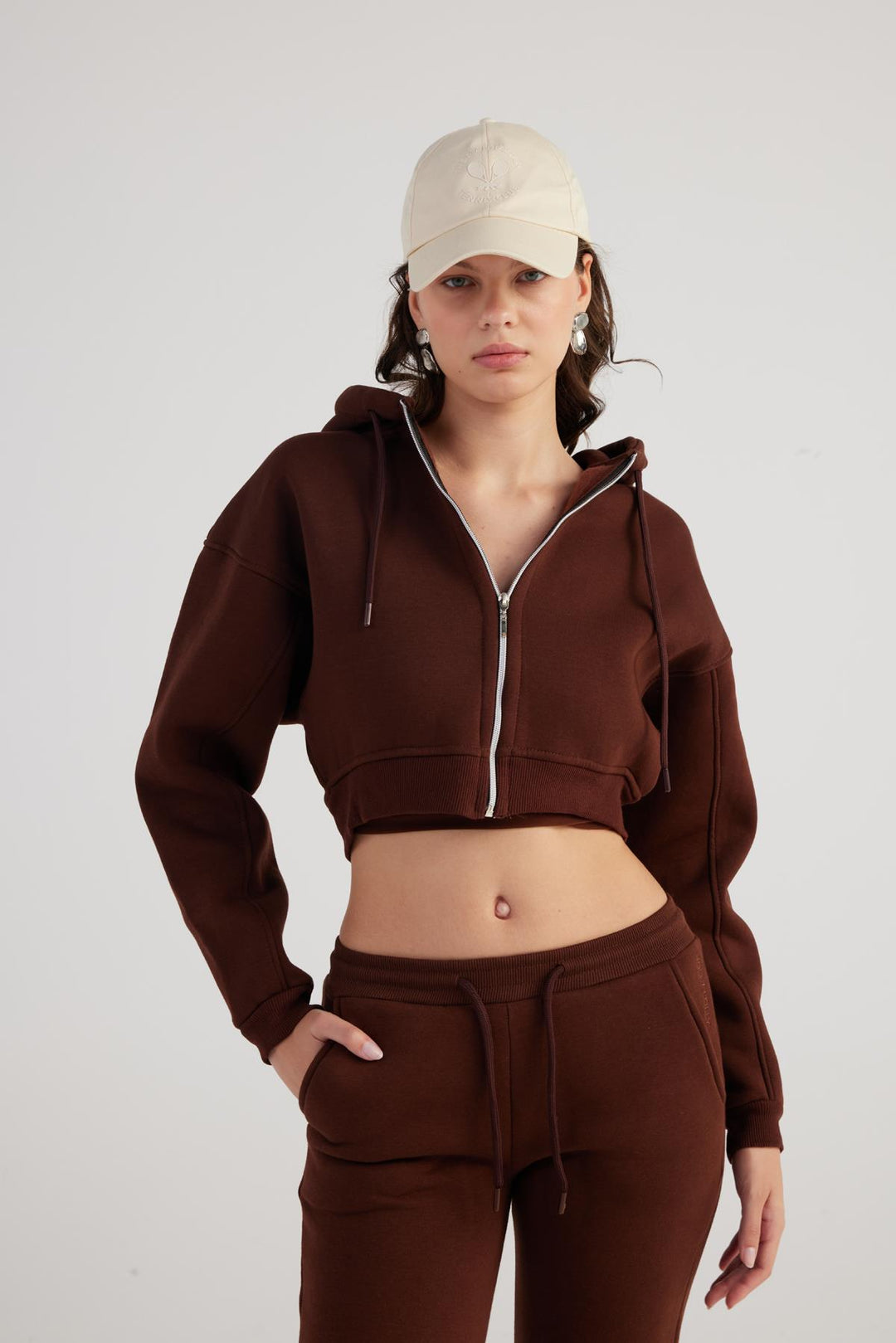 HLLY Women Mixed Sweatshirt Brown - Sheboygan