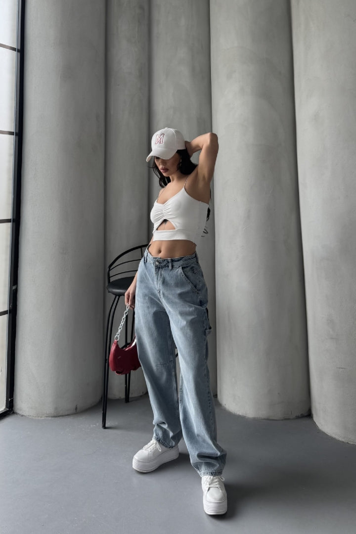 XLJ Baggy Jean with Dart Detail  - Bartlett