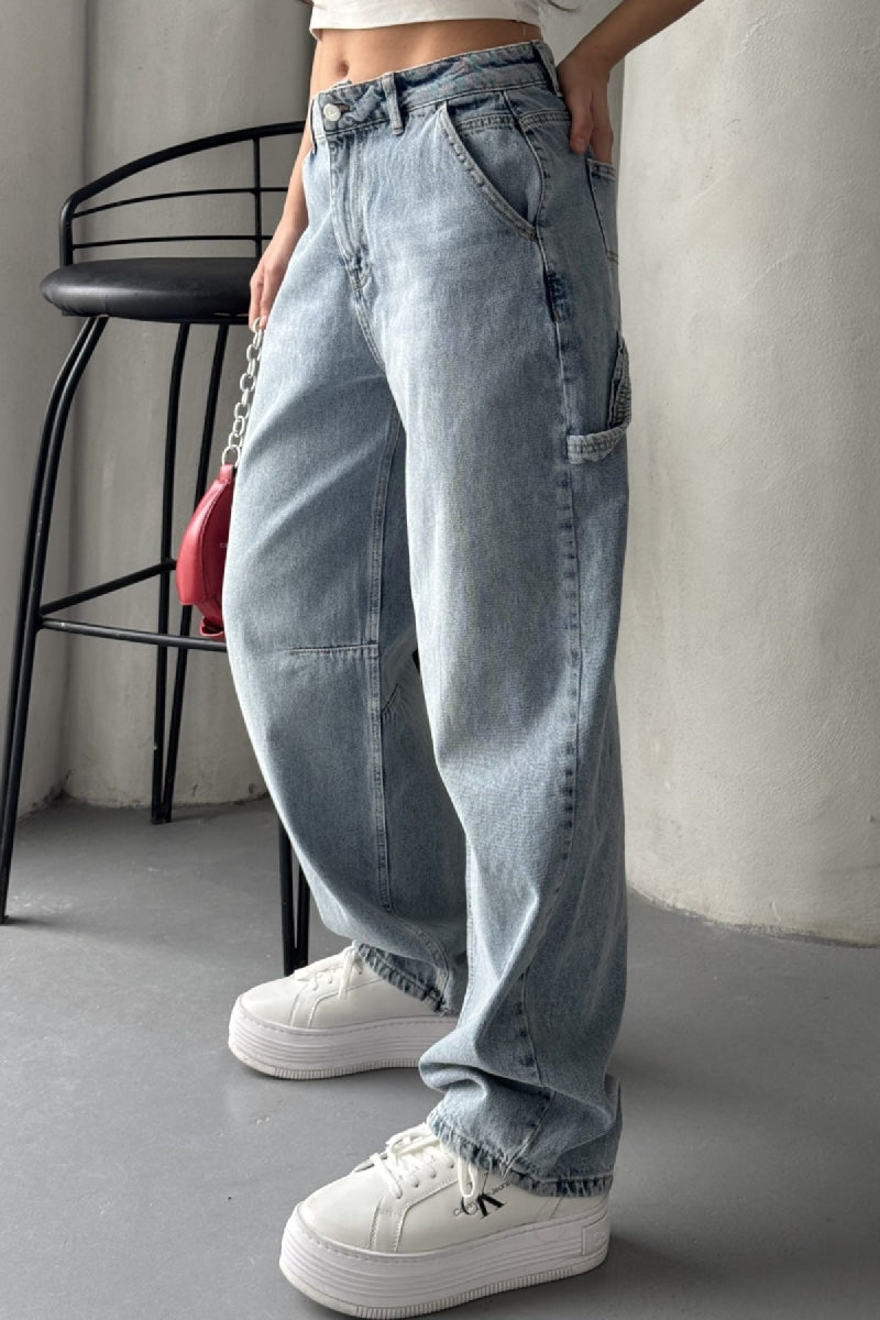 XLJ Baggy Jean with Dart Detail  - Bartlett