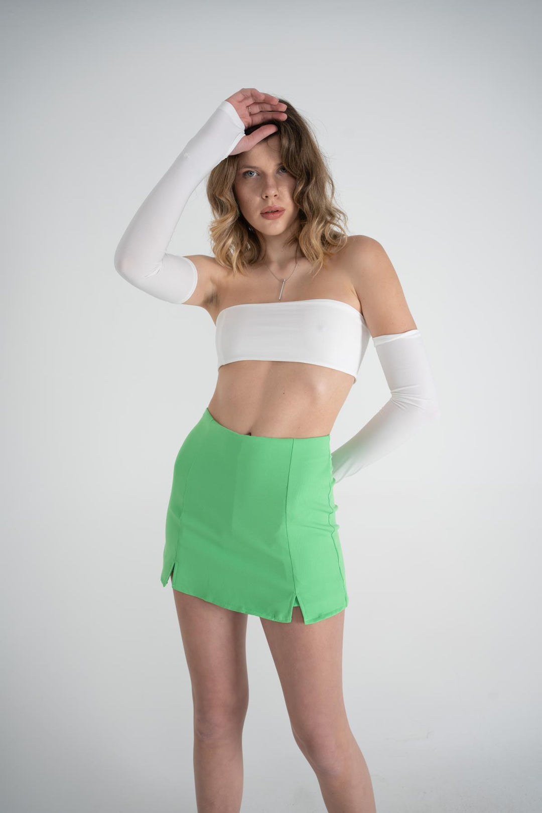 HLLY Women Wren Shorts Skirt Green - Peristéri