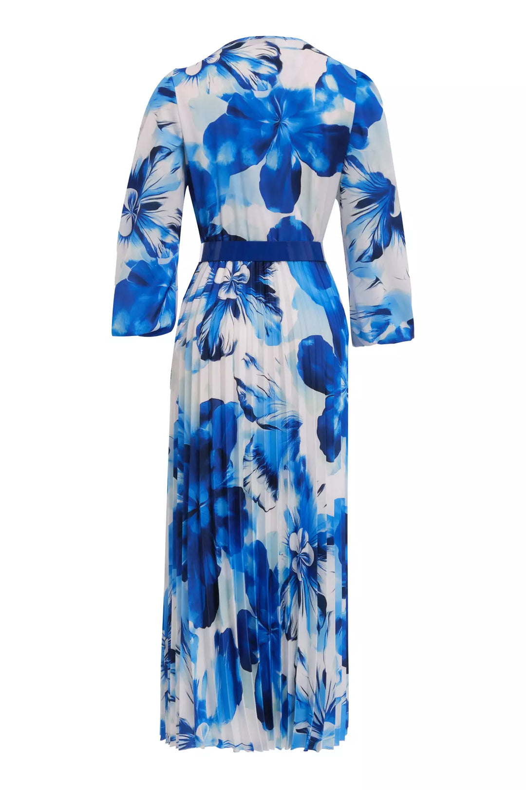 FRV Printed crepe long sleeve midi dress - Draguignan