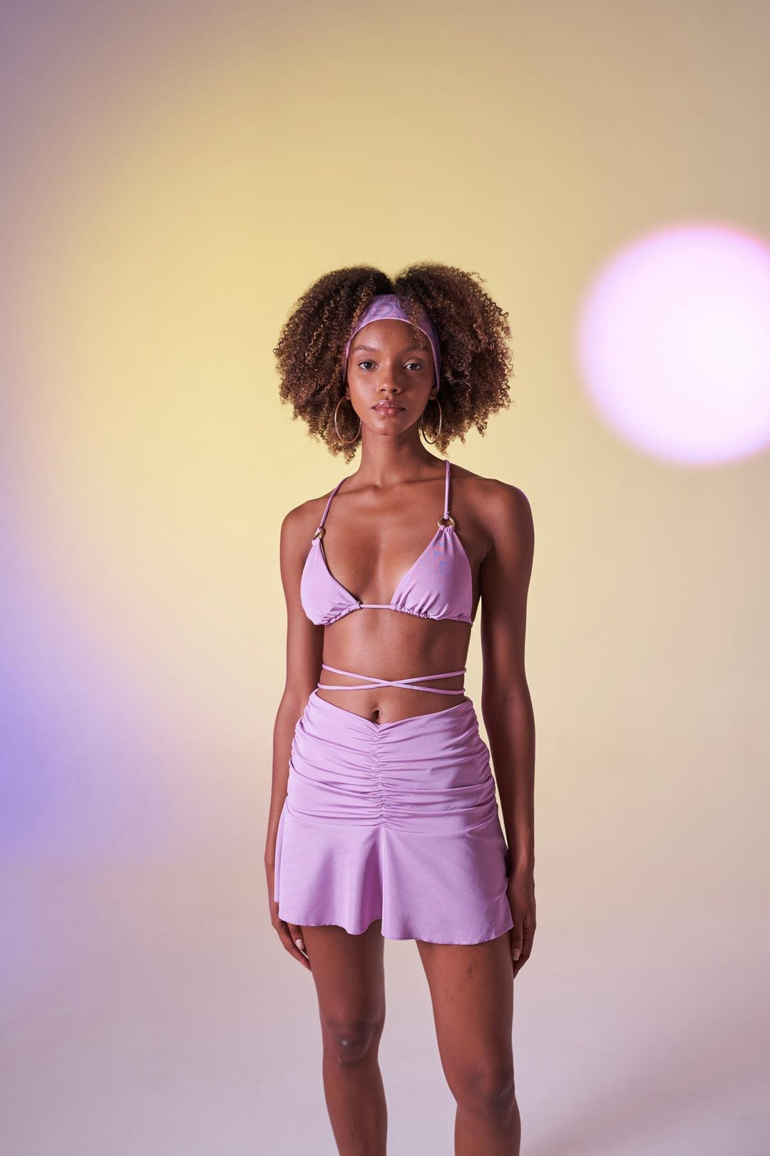 HLLY Women Delphi Skirt Lilac - Hereford