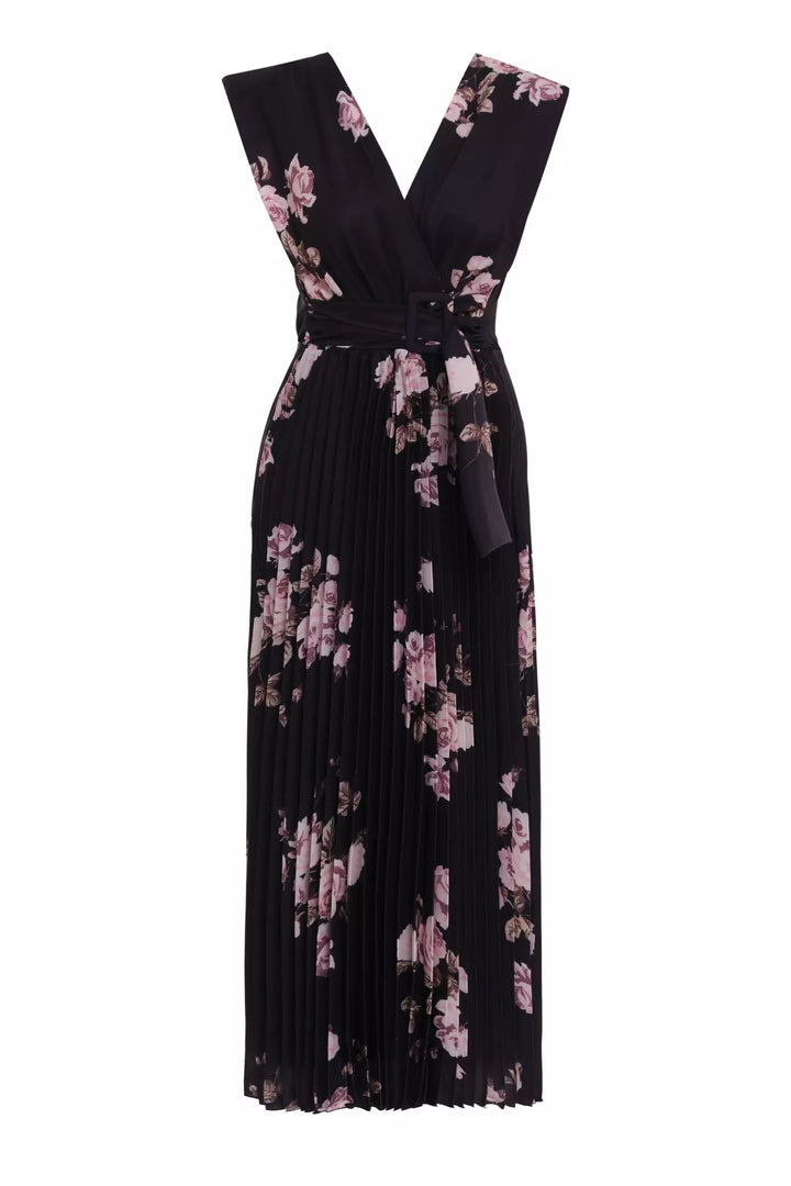 FRV Printed crepe sleeveless mini dress - Pescara