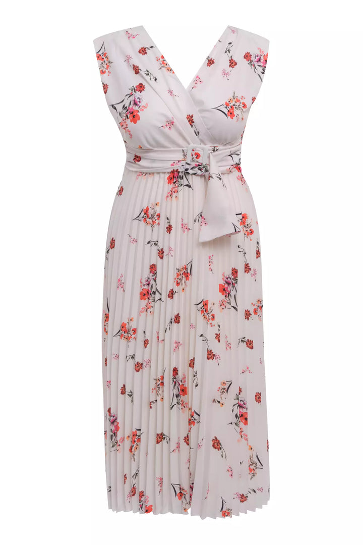 FRV Printed plus size crepe sleeveless mini dress - Pikesville